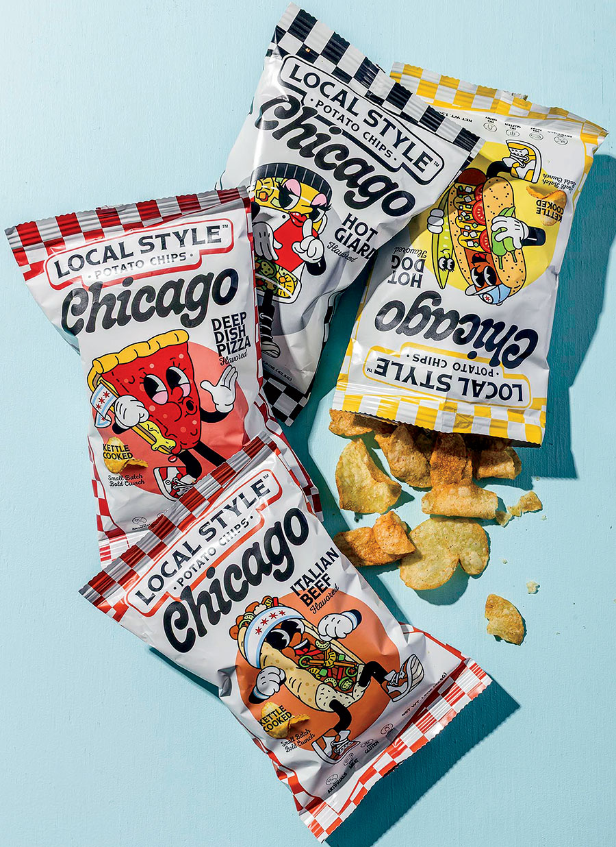A variety of Local Style chips