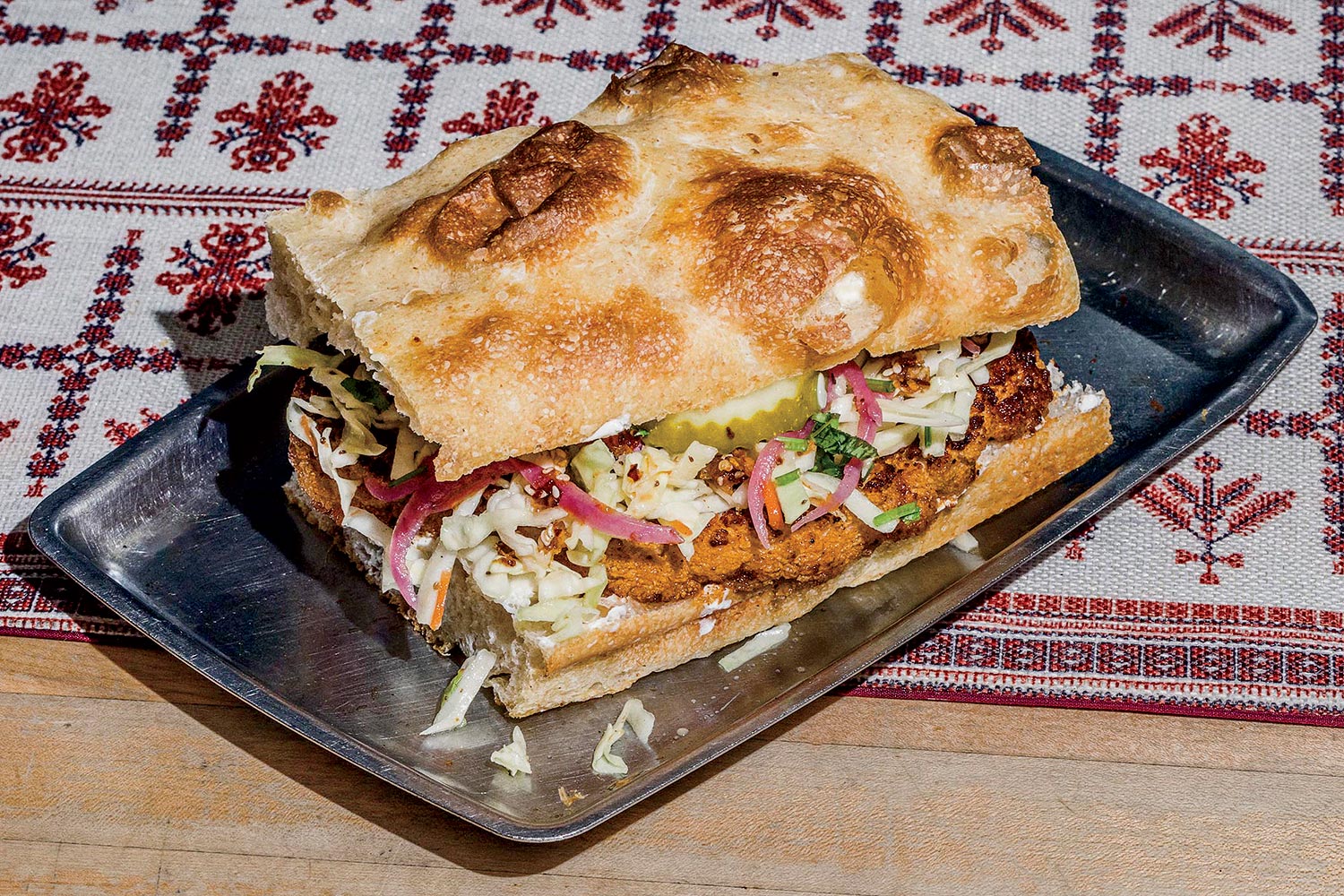 Veggie “sandweesh” at Seedo’s Levantine Bakery