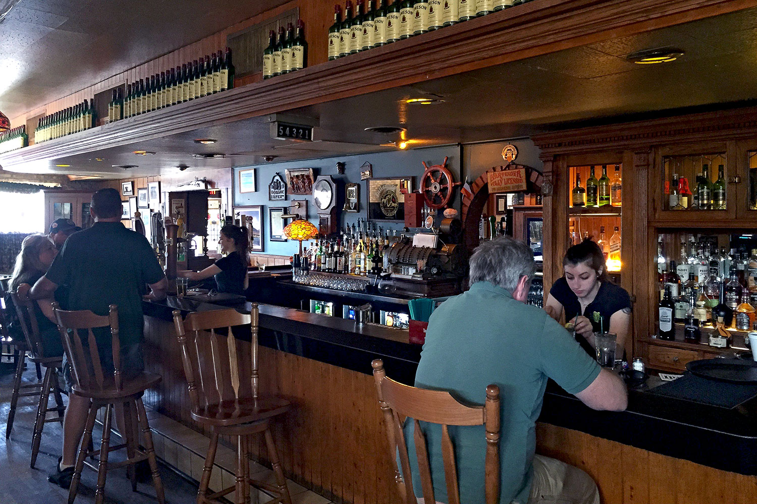 Patrons at Irish Times