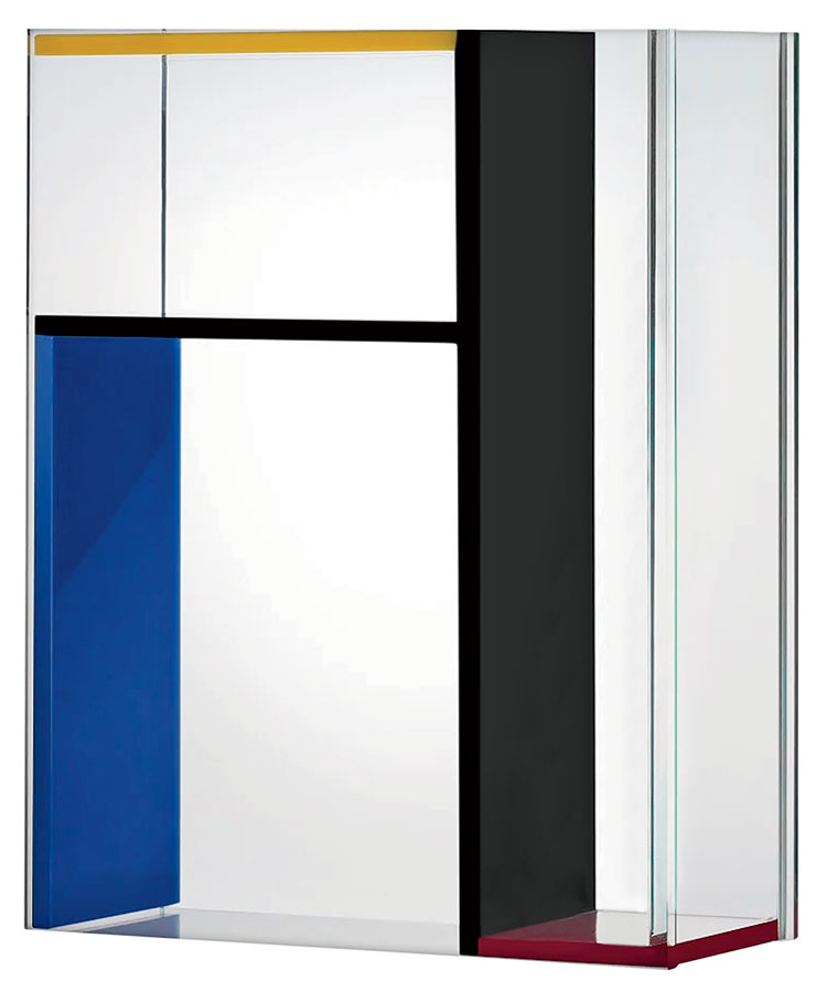 Mondri by Frank Kerdil, transparent acrylic