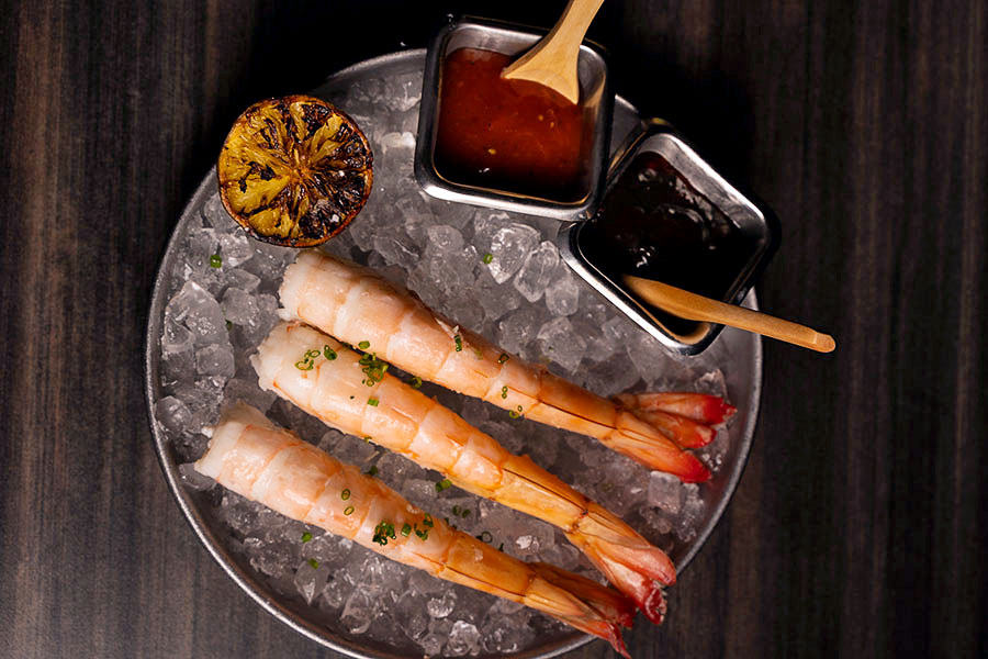 Shrimp cocktail at Trino