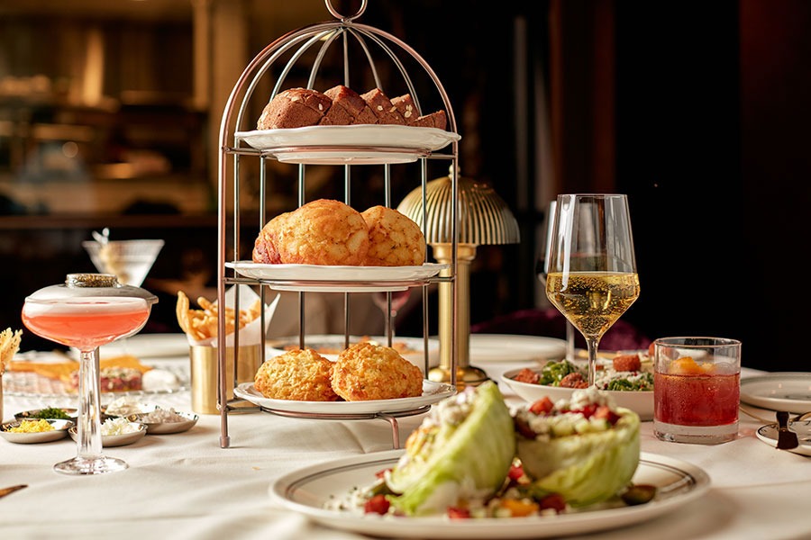 Food on display at Adalina Prime