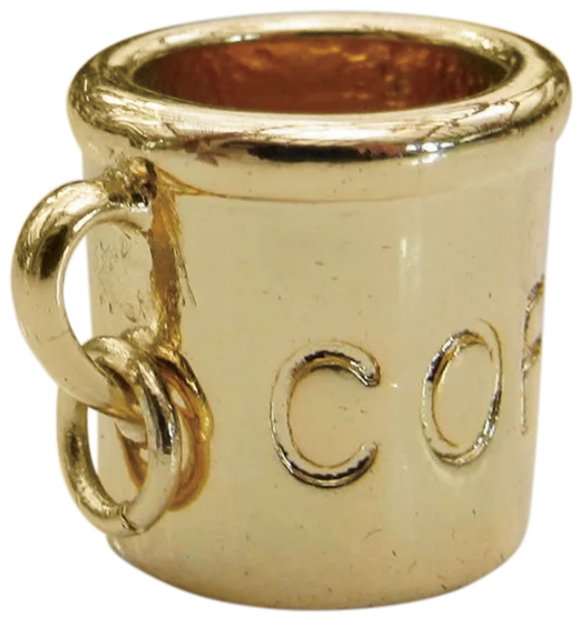 Coffee mug charm