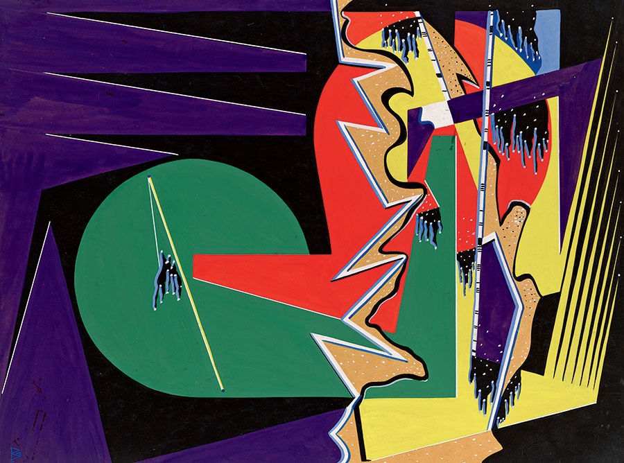 An untitled Goff painting from 1932