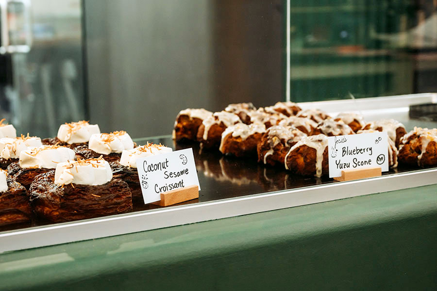 Pastries on display at Daeji Dough Company