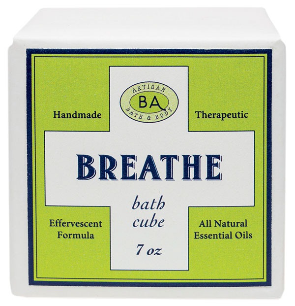 Baudelaire Breathe effervescent bath cube