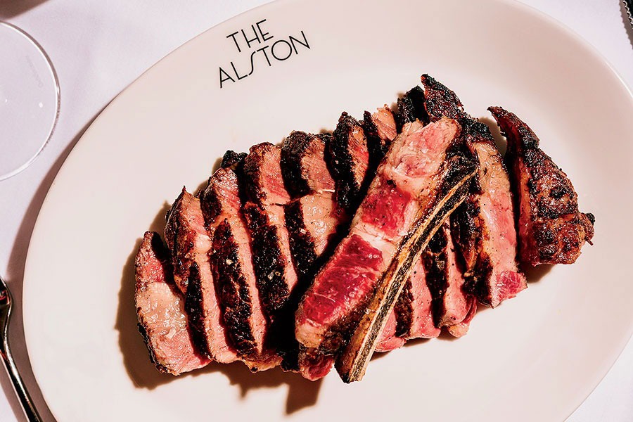 The Alston’s bone-in rib eye