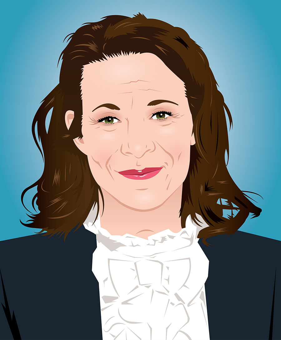 An illustration of Lili Taylor