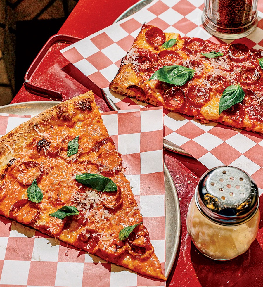 Vodka roni and grandma slices