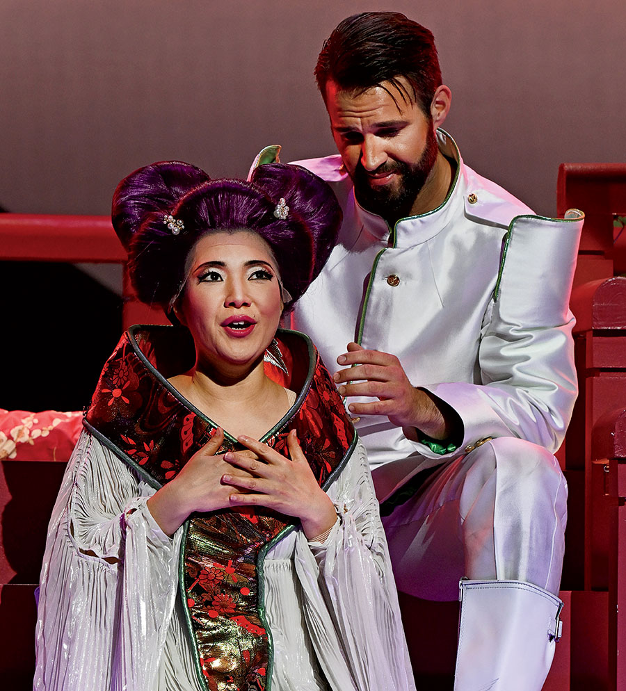 Actors performing in ‘Madama Butterfly’