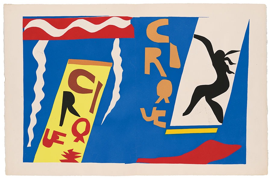 A piece by Henri Matisse from the ‘Matisse’s Jazz: Rhythms in Color’ exhibit