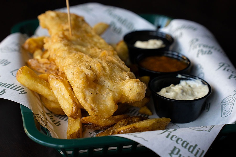 Food at Picadilly Pub