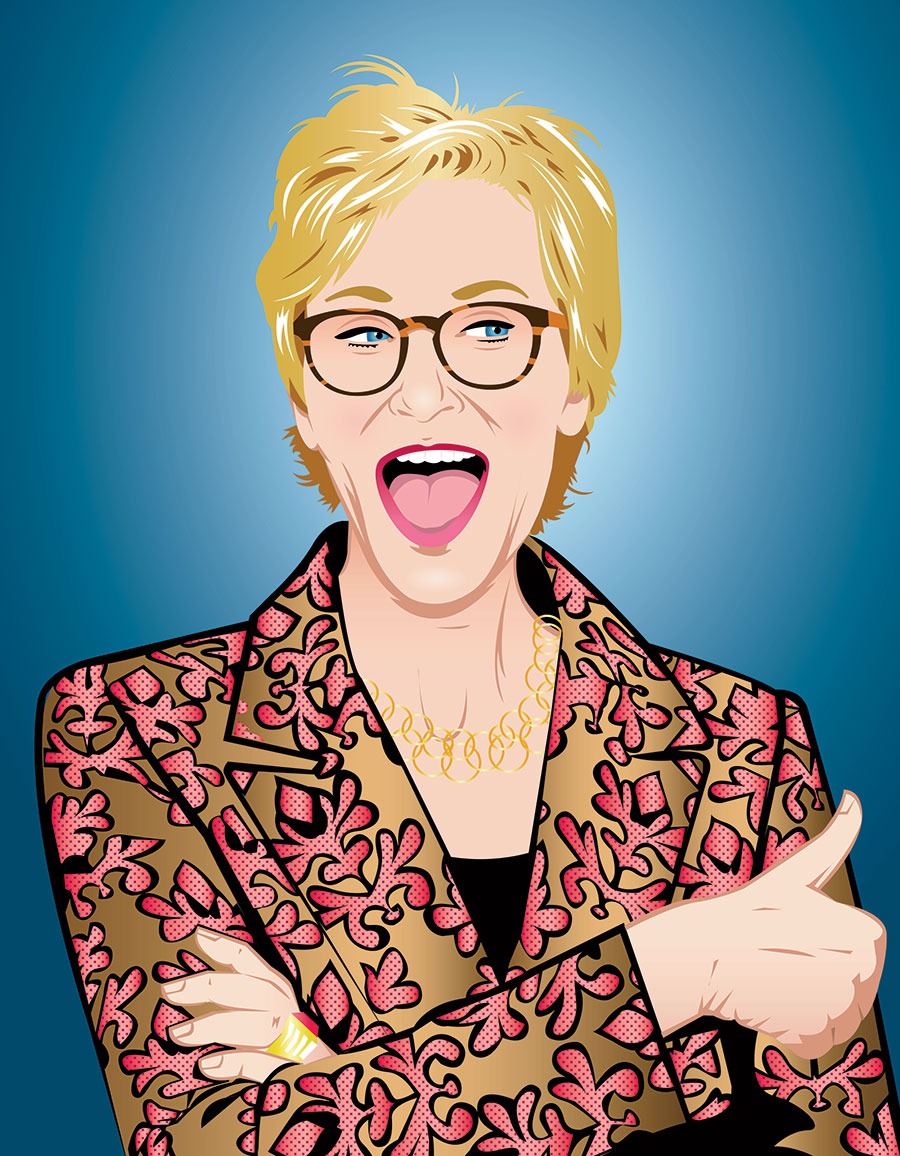 An illustration of Jane Lynch