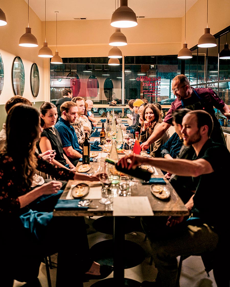 Diners at Bocadillo Market