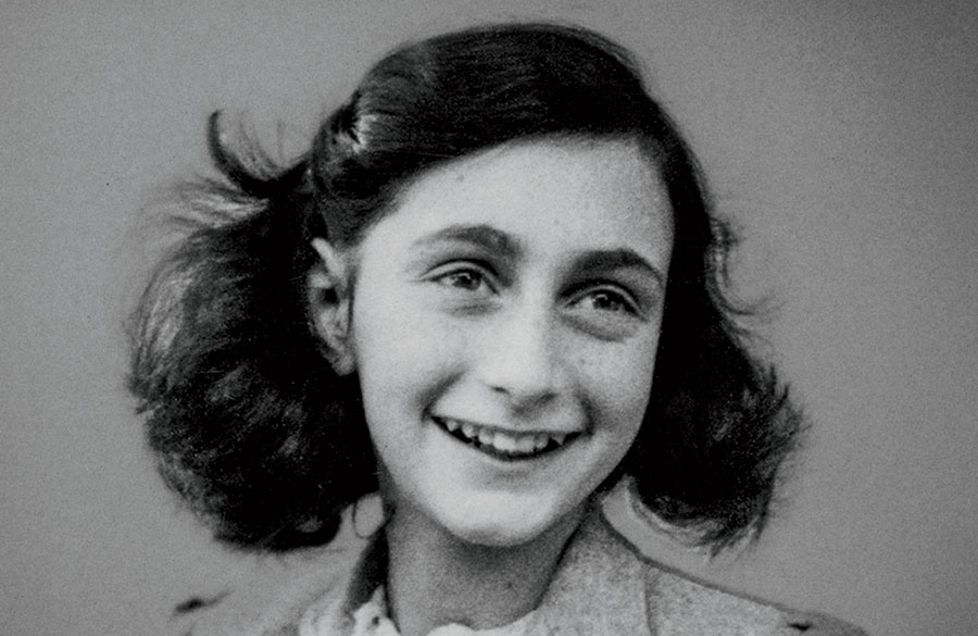 Anne Frank smiling