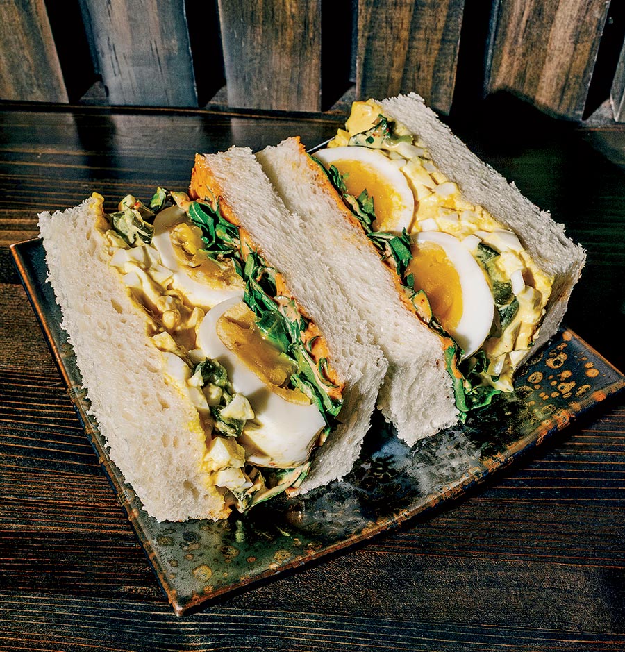 Yokocho’s Spicy Deviled Egg Sando