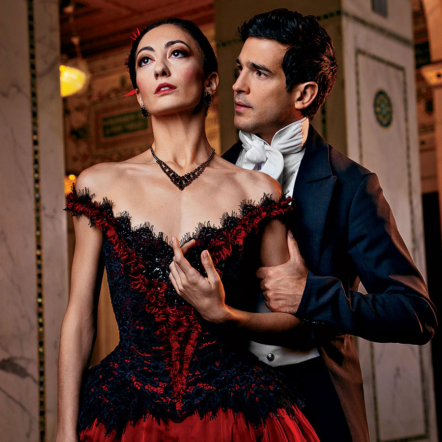 Two actors in ‘Eugene Onegin’