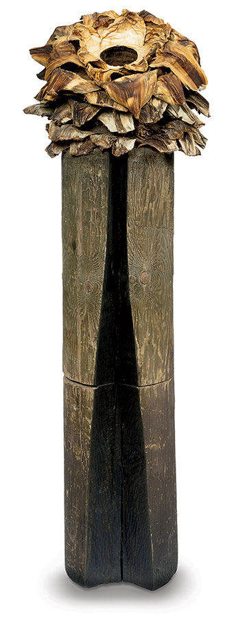 A sculpture by Kenzi Shiokava