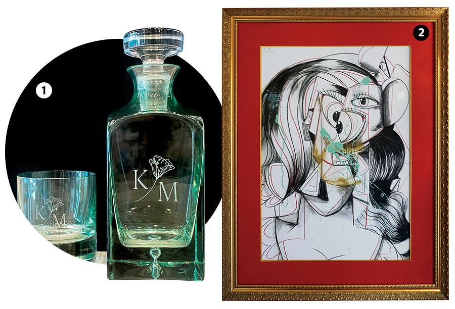 Custom engraving and custom framing from Frame Chicago