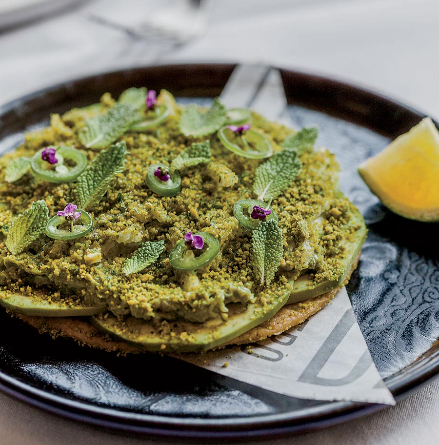Cangrejo tostada